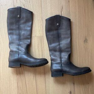 NWOB Frye Melissa Tall Lug Button Boot Size 6.5B